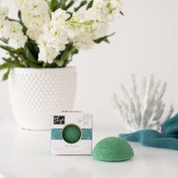 konjac sponge green tea